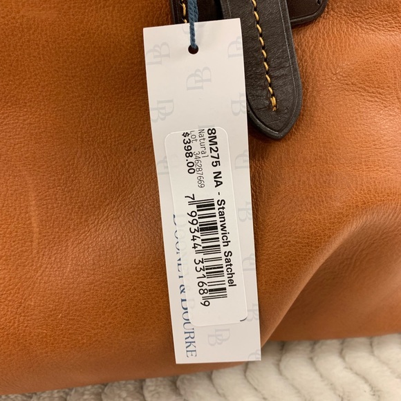 NWT Dooney & Bourke Florentine Stanwich Satchel - Picture 3 of 8